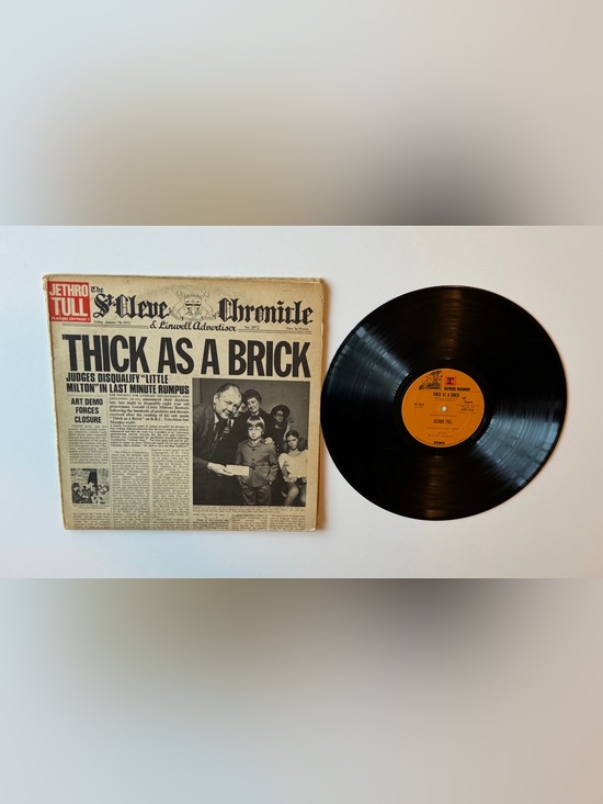 Reprise Records Other - Jethro Tull Thick As A Brick Newspaper Reprise MS 2072 US 1st Press 1972